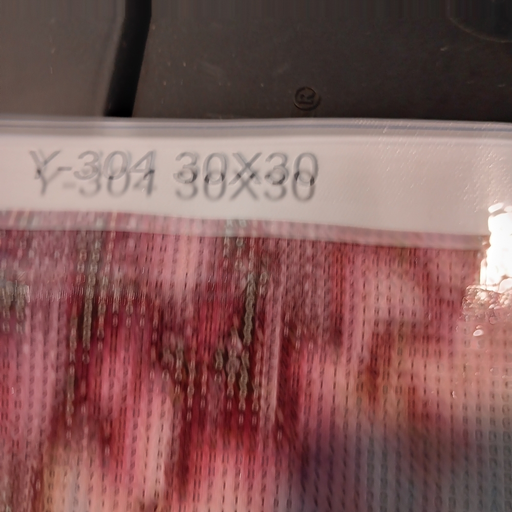 Elegant Pink Bride  Diamond Painting Kit 30x30 - Picture 2 of 5